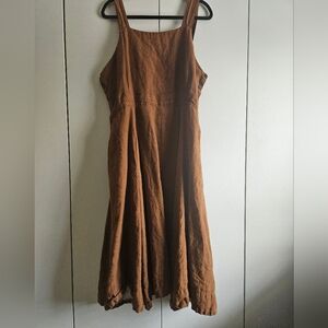 Warm Brown Pinafore - Son De Flor